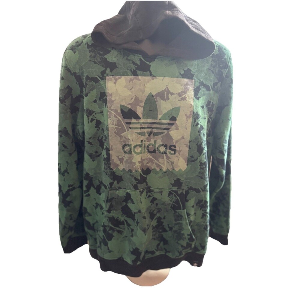 Adidas Originals Men’s XL Poison Ivy League AOP Hoodie ( Missing Hoodie String)
